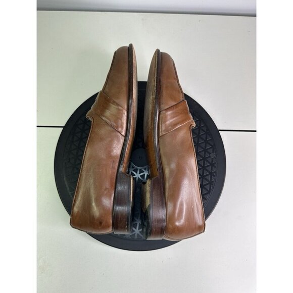 ZELLI Italian Handmade Dress Shoes Soft Calfskin Penny Loafers Sz 9.5 main image 11